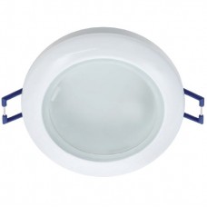 Σποτ Μπάνιου Στρογγυλό Χωνευτό Σταθερό Αλουμινίου Λευκό Στεγανό IP44